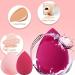Makeup Sponge Beauty Egg Makeup Cosmetic Puff Makeup Sponge Cushion Foundation Powder Sponge Beauty Tool Women Make Up Accessories Makeup Sponge Holder(Pink) - Buy Online on GoSupps.com