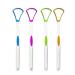 Wmool tongue cleaner care tooth tool adult shape tongue breathing case travel plastic fresh professional d0f0 keep cleaner