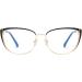 Shop Kachawoo Retro Blue Light Blocking Glasses for Women - Stylish Cat Eye Metal Eyeglasses Frame in Black Gold - Ideal for Computer Use - Buy Online on GoSupps.com