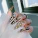 3D Nail Studs Rhinestone Crystal Beads Mermaid Design - Snake-Shape - Buy Online on GoSupps.com