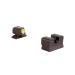 Trijicon Night Sight Sets for Beretta Pistols HD Yellow Front Outline 92A1 and 96A1