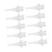 Hoement 10pcs Disposable Ear Cleaning Tips Ear Washer Replacement Nozzles for Wax Removal Suitable for Ages Easy to Use