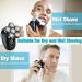 Buy 6 in 1 Electric Head Shaver for Bald Men - Waterproof Rotary Razor with LED Display | Cordless Head Shaving Kit for Smooth Results - Buy Online on GoSupps.com