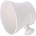 Foam Shaving Cream Bowl ABS 11x11x8cm - White | Shaving Soap Bowl for Men's Beard Cleaning at Barber Salon or Personal Use - Buy Online on GoSupps.com