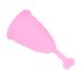 Menstrual Cup Portable Heart-Shaped Soft Menstrual Cup for Women for Traveling Home (Pink)
