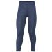 Kids Thermal Underwear Leggings: Base Layer Long Johns Pants, Organic Virgin Wool 11-12 Years Blue Melange