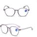 2 Pack Retro Round Half-Frame Reading Glasses with Blue Light Filters - HD Presbyopia Glasses for Men & Women - 2.0x Computer Reader Visual Aid - Buy Online on GoSupps.com