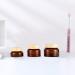 Lurrose 5-St Cosmetic Bottle Set | Glass Lotion & Cream Containers for Travel | Empty Makeup & Eye Cream Jars - Buy Online on GoSupps.com