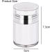 3-Pack Airless Pump Containers - 30ml Travel Size Portable Cosmetic Creams Lotions & Essential Oils | Ideal for Moisturizers & Toners - Buy Online on GoSupps.com