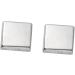 FRCOLOR 120 Pcs Square Magnets Pans for Eyeshadow Empty Eyeshadow Tin Pan Sample Accessories Stainless Steel Mx2pcs As Shownx2pcs - Buy Online on GoSupps.com
