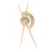 OIIBWQ Stainless Steel Eyebrow Ruler Eyebrow Ruler Eyebrow Ruler Permanent Eyebrow Measuring Tool Make Up Measuring Tool Gold