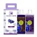 (Set 2 pcs) Queen Herb Shampoo & Treatment Butterfly Pea From Nakarad Natural 400ml x 2