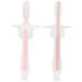 Gatuida 12 Pcs Pink Toothbrush Set with Suction Cup Bristles for Newborns - Soft & Safe for Baby's First Teeth - Buy Online on GoSupps.com