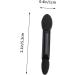 PLAFOPE 10pcs Dual Sided Eye Shadow Brush Eyeshadow Stick Brush Paupi re Sponge Eyeshadow Brush Kit Black - Buy Online on GoSupps.com
