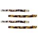 French Hair Clip Patent Clip Hairpins Automatic Hair Clips Medium Size Hair Clips for Women 4pcs Removable Inner Rods