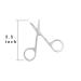 2 Pack Safety Nose Mustache Scissors for Eyebrows Eyelashes Beard & Ear Hair - Precision Trimming Tools - Buy Online on GoSupps.com