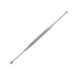 SSWERWEQ Ear wax removal tool Double End Ear Pick 360 Cleaning Three Ring Ear Wax Removal Ear Remover Cleaner Stainless Steel Spoon Ear Care Tools (Color : Silver)