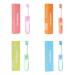 Portable foldable toothbrush super soft bristle travel toothbrush camping hiking to the toothbrush to take away from TR EASY U8A3 outdoor fold