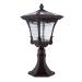 Outdoor Solar Post Light Gate Exterior Pillar Lamp Aluminum Bollard Column Lamp Fence Stigma Light Waterproof IP65 Garden Street Light