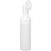 Silicone Brush Head Foaming Bottle Large Diameter Smooth Design Spiral Bottle Mouth Press Type Pump Head Round Bottom Bottle for Lotion or Facial Cleanser Bottling (150ML) 150ML 1 count (Pack of 1) - Buy Online on GoSupps.com