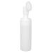 Silicone Brush Head Foaming Bottle Large Diameter Smooth Design Spiral Bottle Mouth Press Type Pump Head Round Bottom Bottle for Lotion or Facial Cleanser Bottling (150ML) 150ML 1 count (Pack of 1)