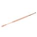 Earwax Curette Remover Relieve Itching Glossy Rounded Ear Spoon Double Head for Home Rose Gold
