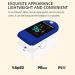 Portable Fingertip Pulse Oximeter | Blood Oxygen Saturation Monitor with LCD Display - Buy Online on GoSupps.com