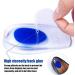 Buy Generic 2 Pairs Gel Heel Pillows - Silicone Heel Caps for Plantar Fasciitis & Heel Spur Relief - Comfortable Support for Foot Pain - International Shipping Available - Buy Online on GoSupps.com