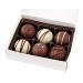 No Whey Foods - Signature Truffle Collection (6 Pieces) - Allergy Friendly And Vegan Chocolate Candy - Dairy Free, Nut Free, Peanut Free, Soy Free, Gluten Free Allergy Friendly and Vegan Signature Truffles