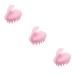 Partykindom 3st hairbrush for the shower scalp massager hair growth aa batteries scalp massager scalp care brush shampoo brush automatically massage comb hare pink