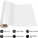 White Heat Transfer Vinyl Roll - 12x20ft HTV for Cutter Machines - Easy to Cut & Weed Iron-On Vinyl for Shirts - Buy Online on GoSupps.com