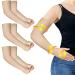Sosation 3 Paris Lymphedema Compression Arm Sleeve with Gauntlet 20-30mmhg Graduated Compression Lymphedema Arm Sleeves with Silicone Band Arm Sleeve with Thumb Support for Woman Man Edema Swelling