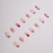 Xerling 24Pcs Press On False Nails with Rhinestones - Red Heart Butterfly Coffin Fake Nails for Women & Girls - Full Cover Stick-On Nail Art (Pattern E - Buy Online on GoSupps.com