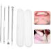 Blackhead Remover Tool Kit 4 Pieces Comedone Extractor Tool Blemish Whitehead Removal Acne Needle Pimple Stainless Steel Durability and convenience - Buy Online on GoSupps.com