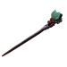 Ebony Wooden Vintage Leaves Hair Stick Handmade Carved Hair Pins Chinese Hair Chopsticks for Women