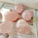 Natural Stone Rose Crystal Heart Love Powerful Wicca Crystals and Stones Spiritual Witchcraft Suitable for Home Raw Stones and Minerals Home Goods 60-80mm Random - Buy Online on GoSupps.com