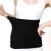 Unisex Warm Soft Cashmere Waist Warmer | Elastic Wool Warming Belt for Lower Back Support - Black - Buy Online on GoSupps.com