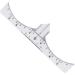 Baluue 10pcs Set Eyebrow Stencil Microblading Eyebrow Ruler Brow Ruler Sticker Eyebrow Template White - Buy Online on GoSupps.com