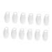 Healeved 6 Pairs Toe Splitter Tool Stand Silicone Toe Sleeves Hammer Toe Straightener Toe Spacers Toe Sleeves for Silicone Bunion Separator Foot Valgus Protector Foot Separators White Corn