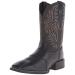 ARIAT Men's Sport Wide Square Toe Western Boot 11 Black Deertan/Black