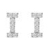 26 Earrings Earrings Girls Initial for Women Fashion Alphabet Simulated Faux Diamond Stud Earrings for