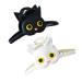 Large Hair Claw Clips  Cat Hair Clips for Women & Girls  Hair Claws Clips For Hair  Matte Claw Clips Hair Claws Clips Hair Clamps Styling Accessories for Girls(white+black)