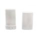 6 pieces 15 ml/gram/0.5oz oval empty refillable plastic diy lip balm glosshill pipe tube bottle lipstick memory organizer deo crayon chapstick holder container (white)