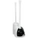 iDesign Una Toilet Bowl Brush and Plunger Combo Set - Bathroom Cleaning and Storage - White - Buy Online on GoSupps.com