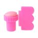 TQUXNGA Nail Art Polish Manicure Stamp Set Stamping Plates Stamper Scraper Kit DIY Tool