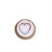KCHYCV Red Cherry Heart Shaped Portable Cute Contact Lens Case Eye Care Kit for Women Glasses Case (Color : White)