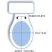 Toilet Seat Elongated Urea Formaldehyde Toilet Seat for Standard Toilet with Stainless Steel Hinge Slow-Close and Quick-Release Design Easy Clean and Install C Little Surprise - Buy Online on GoSupps.com