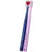 Solajun Couple Toothbrush Set - Heart-Shaped Soft Bristle Oral Brushes, Lover Gift (Blue/Pink) - Buy Online on GoSupps.com