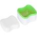 Verdant Touch Denture Container - Premium Storage Box for Artificial Teeth with Filter Screen | Green Dental Device Holder for International Shipping - Buy Online on GoSupps.com