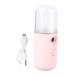 Housoutil 1pc Portable Humidifier Portable Diffuser Handy Mist Sprayer Mini Face Steamer Cosmetic Fan Student